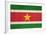 Grunge Sovereign State Flag Of Country Of Suriname In Official Colors-Speedfighter-Framed Art Print