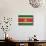 Grunge Sovereign State Flag Of Country Of Suriname In Official Colors-Speedfighter-Mounted Art Print displayed on a wall