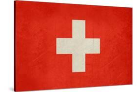 Grunge Sovereign State Flag Of Country Of Switzerland In Official Colors. F-Speedfighter-Stretched Canvas