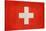 Grunge Sovereign State Flag Of Country Of Switzerland In Official Colors. F-Speedfighter-Stretched Canvas