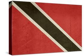 Grunge Sovereign State Flag Of Country Of Trinidad And Tobago In Official Colors-Speedfighter-Stretched Canvas