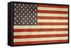 Grunge Sovereign State Flag Of Country Of United States Of America In Official Colors-Speedfighter-Framed Stretched Canvas