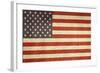 Grunge Sovereign State Flag Of Country Of United States Of America In Official Colors-Speedfighter-Framed Art Print