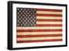 Grunge Sovereign State Flag Of Country Of United States Of America In Official Colors-Speedfighter-Framed Art Print