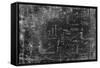 Grunge Stained Business Background-pashabo-Framed Stretched Canvas