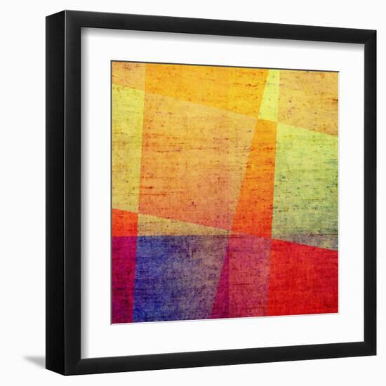 Grunge Texture Used as Background-iulias-Framed Art Print
