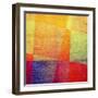 Grunge Texture Used as Background-iulias-Framed Art Print