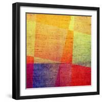 Grunge Texture Used as Background-iulias-Framed Art Print