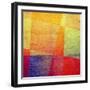 Grunge Texture Used as Background-iulias-Framed Art Print