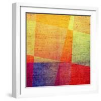 Grunge Texture Used as Background-iulias-Framed Art Print