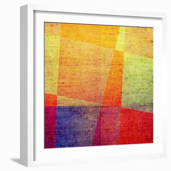 Grunge Texture Used as Background-iulias-Framed Art Print