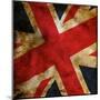 Grunge Uk Flag-Graphic Design Resources-Mounted Art Print