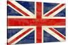 Grunge UK Flag-bonathos-Stretched Canvas