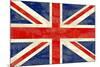 Grunge UK Flag-bonathos-Mounted Art Print
