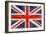 Grunge UK Flag-bonathos-Framed Art Print