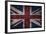 Grunge Uk National Flag-Spaxia-Framed Art Print