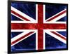 Grunge Union Jack Flag-prawny-Framed Art Print