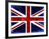 Grunge Union Jack Flag-prawny-Framed Art Print