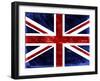 Grunge Union Jack Flag-prawny-Framed Art Print