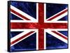 Grunge Union Jack Flag-prawny-Framed Stretched Canvas