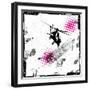 Grunge Vector Background Illustration-elanur us-Framed Premium Giclee Print