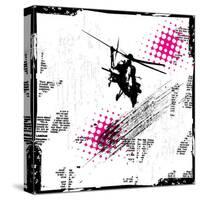 Grunge Vector Background Illustration-elanur us-Stretched Canvas