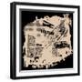 Grunge Vector Background-elanur us-Framed Art Print