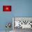 Grunge Vietnam Flag-darrenwhi-Stretched Canvas displayed on a wall