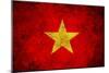 Grunge Vietnam Flag-darrenwhi-Mounted Art Print