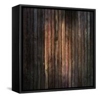 Grunge Wood Panels Used as Background-Zibedik-Framed Stretched Canvas