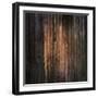 Grunge Wood Panels Used as Background-Zibedik-Framed Photographic Print