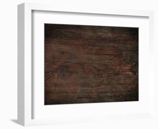 Grunge Wooden Texture.-Reinhold Leitner-Framed Photographic Print