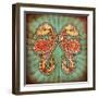 Grunge Zodiac - Gemini-krasstin-Framed Art Print