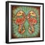 Grunge Zodiac - Gemini-krasstin-Framed Art Print