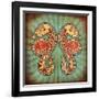 Grunge Zodiac - Gemini-krasstin-Framed Art Print