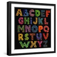 Grungy Abc-drakonova-Framed Art Print