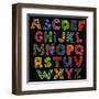 Grungy Abc-drakonova-Framed Art Print