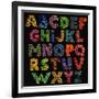 Grungy Abc-drakonova-Framed Art Print