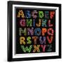 Grungy Abc-drakonova-Framed Art Print