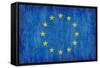 Grungy European Flag-clearviewstock-Framed Stretched Canvas