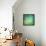 Grungy Watercolor-Like Graphic Abstract Background. Green-landio-Framed Stretched Canvas displayed on a wall