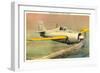 Grunman F4F3 U.S. Navy Fighter-null-Framed Art Print