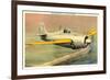 Grunman F4F3 U.S. Navy Fighter-null-Framed Premium Giclee Print