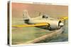 Grunman F4F3 U.S. Navy Fighter-null-Stretched Canvas