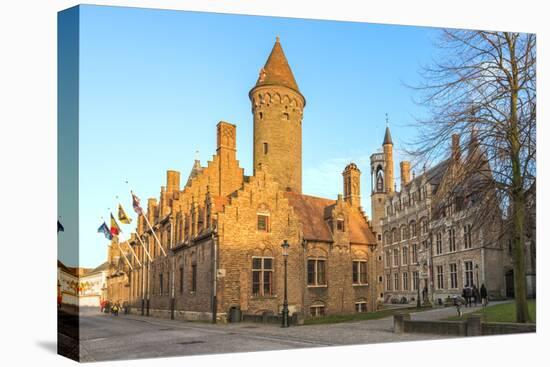 Gruuthuse Museum, Historic Center of Bruges, UNESCO World Heritage Site, Belgium, Europe-G&M-Stretched Canvas