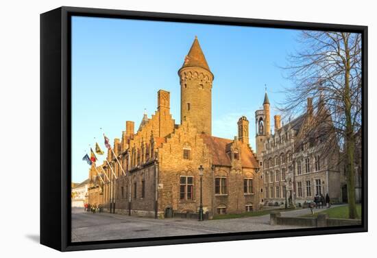 Gruuthuse Museum, Historic Center of Bruges, UNESCO World Heritage Site, Belgium, Europe-G&M-Framed Stretched Canvas