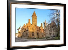 Gruuthuse Museum, Historic Center of Bruges, UNESCO World Heritage Site, Belgium, Europe-G&M-Framed Photographic Print