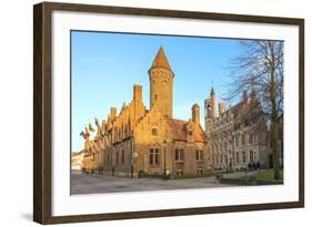 Gruuthuse Museum, Historic Center of Bruges, UNESCO World Heritage Site, Belgium, Europe-G&M-Framed Photographic Print