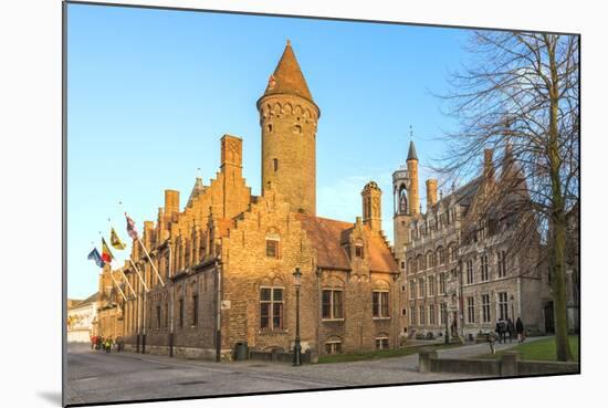 Gruuthuse Museum, Historic Center of Bruges, UNESCO World Heritage Site, Belgium, Europe-G&M-Mounted Photographic Print