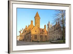 Gruuthuse Museum, Historic Center of Bruges, UNESCO World Heritage Site, Belgium, Europe-G&M-Framed Photographic Print